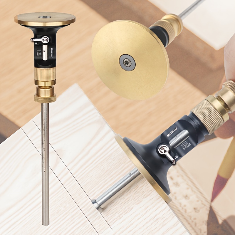 Workshop Measuring Tools - Aluminum Woodworking Wheel Marking Gauge -