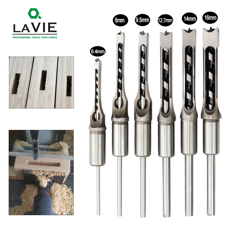 Chisel Set Wood - 6PCS HSS Twist Drill Bits Square