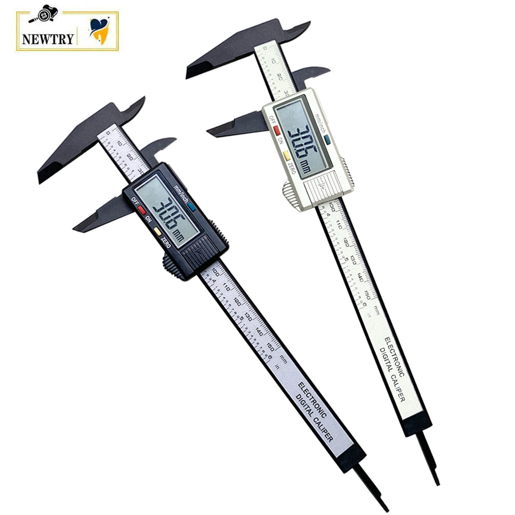 Workshop Measuring Tools - Electronic Digital Vernier Caliper 0-150mm Carbon