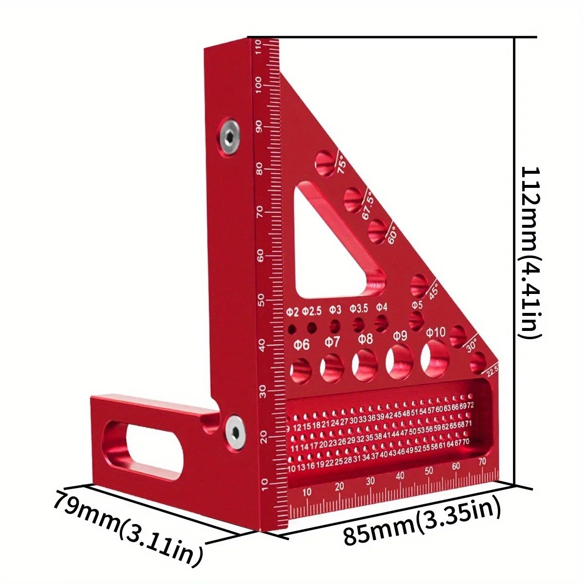 3D Multi‑Angle Measuring Ruler - Workshop Measuring Tools ulasan dan harga