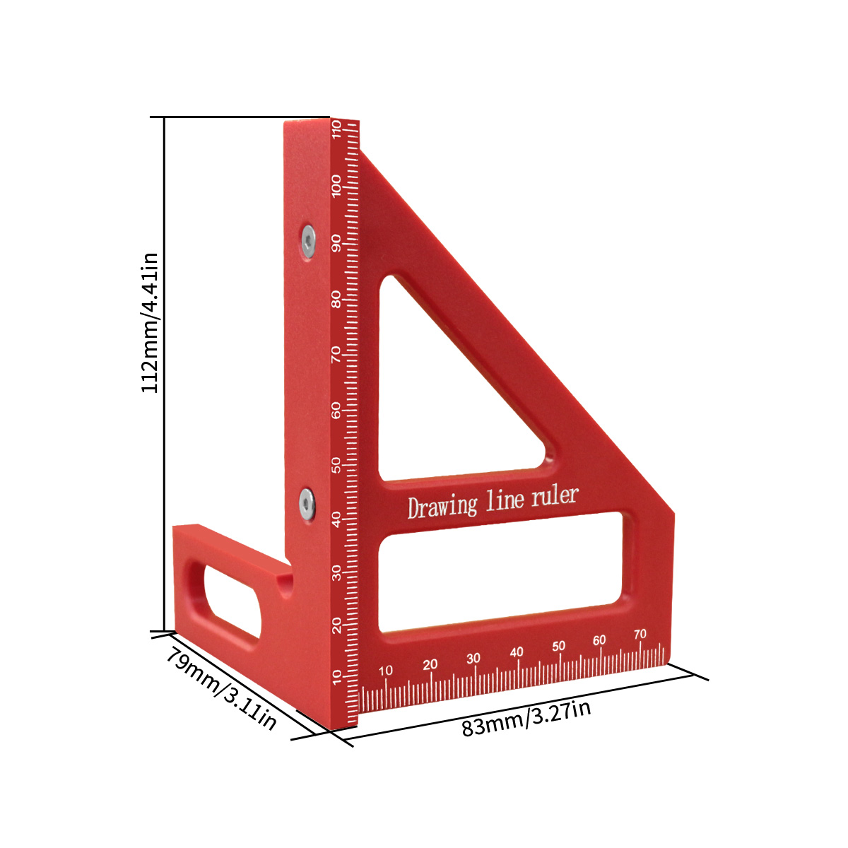 45°/90° Multi-Angle Plastic St - Workshop Measuring Tools ulasan dan harga