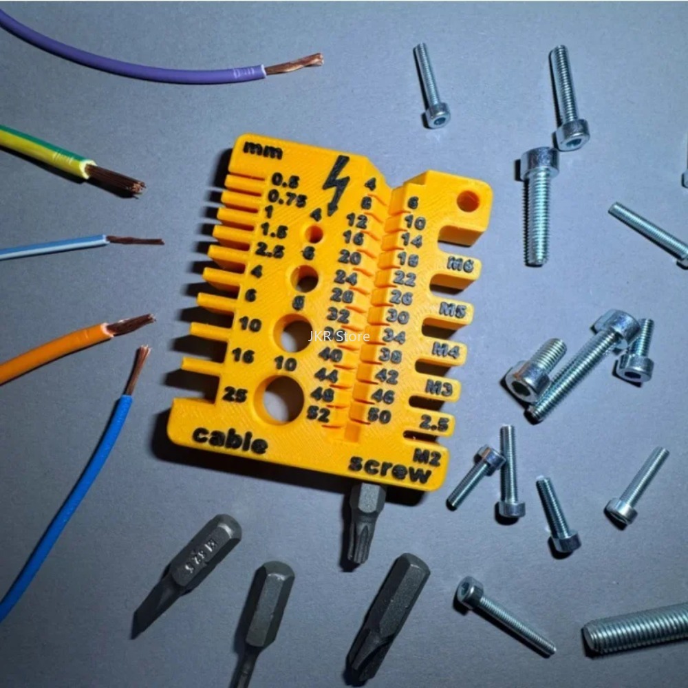 Double Sided Wire Gauge Screw  - Workshop Measuring Tools ulasan dan harga