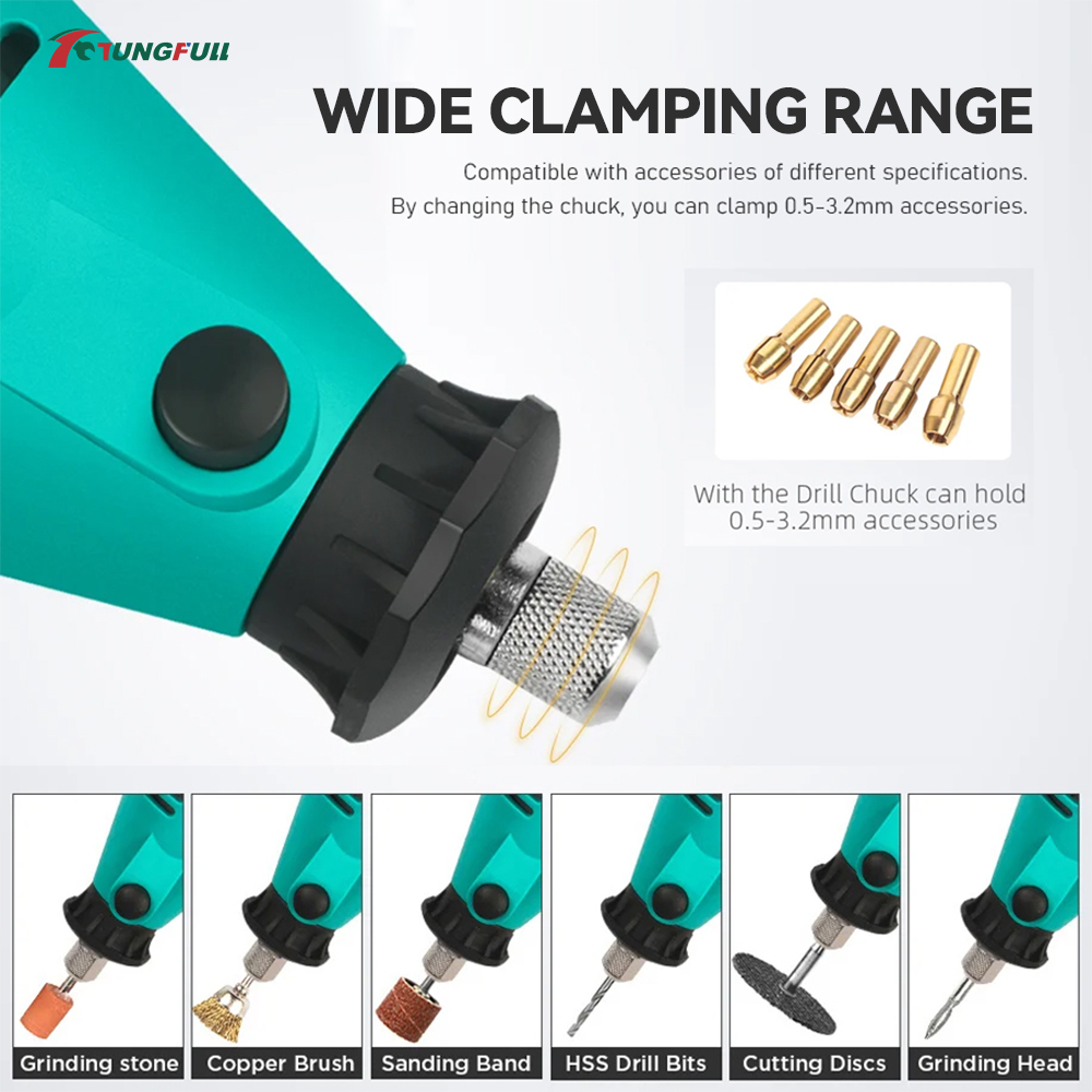 TUNGFULL Mini Electric Grinder - Power Tools For Workshop ulasan dan harga