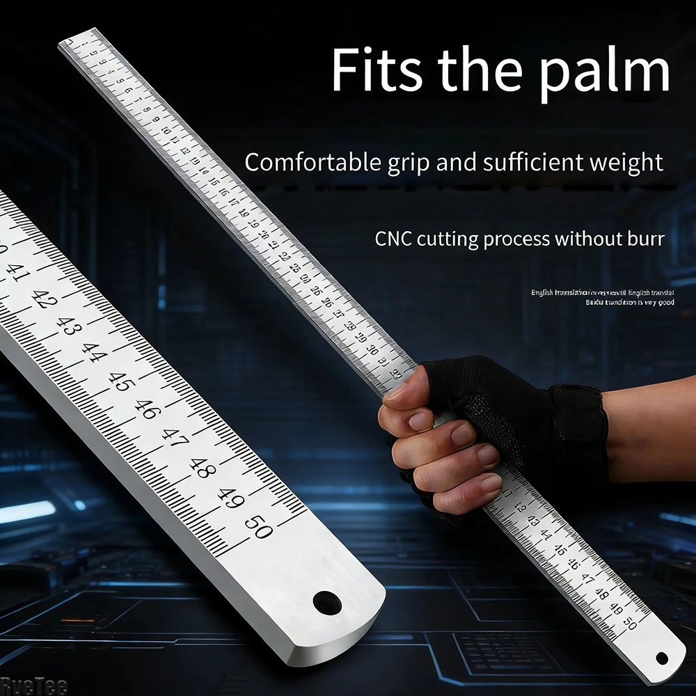 5mm Thick Stainless Steel Rule - Workshop Tools And Safety ulasan dan harga