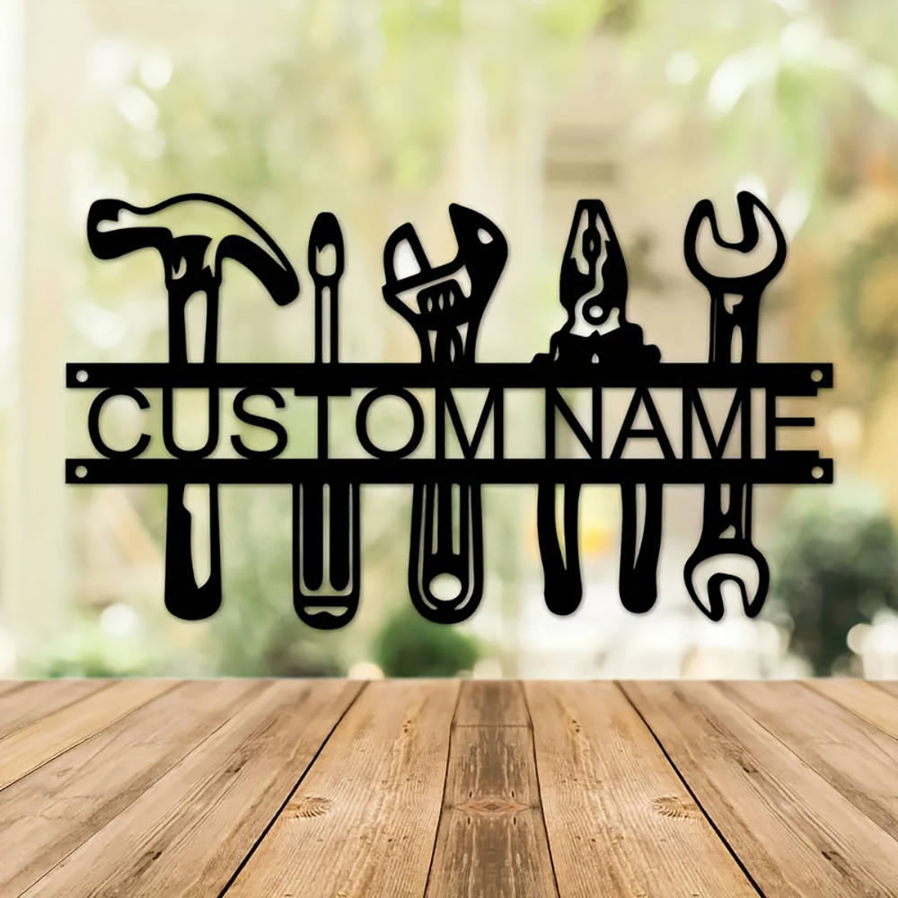 Customized Name Industrial Sty - Workshop Tools And Names ulasan dan harga