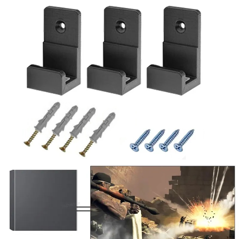 Wall Mount Holder For PS4 Cons - Screw Organizer Kit ulasan dan harga
