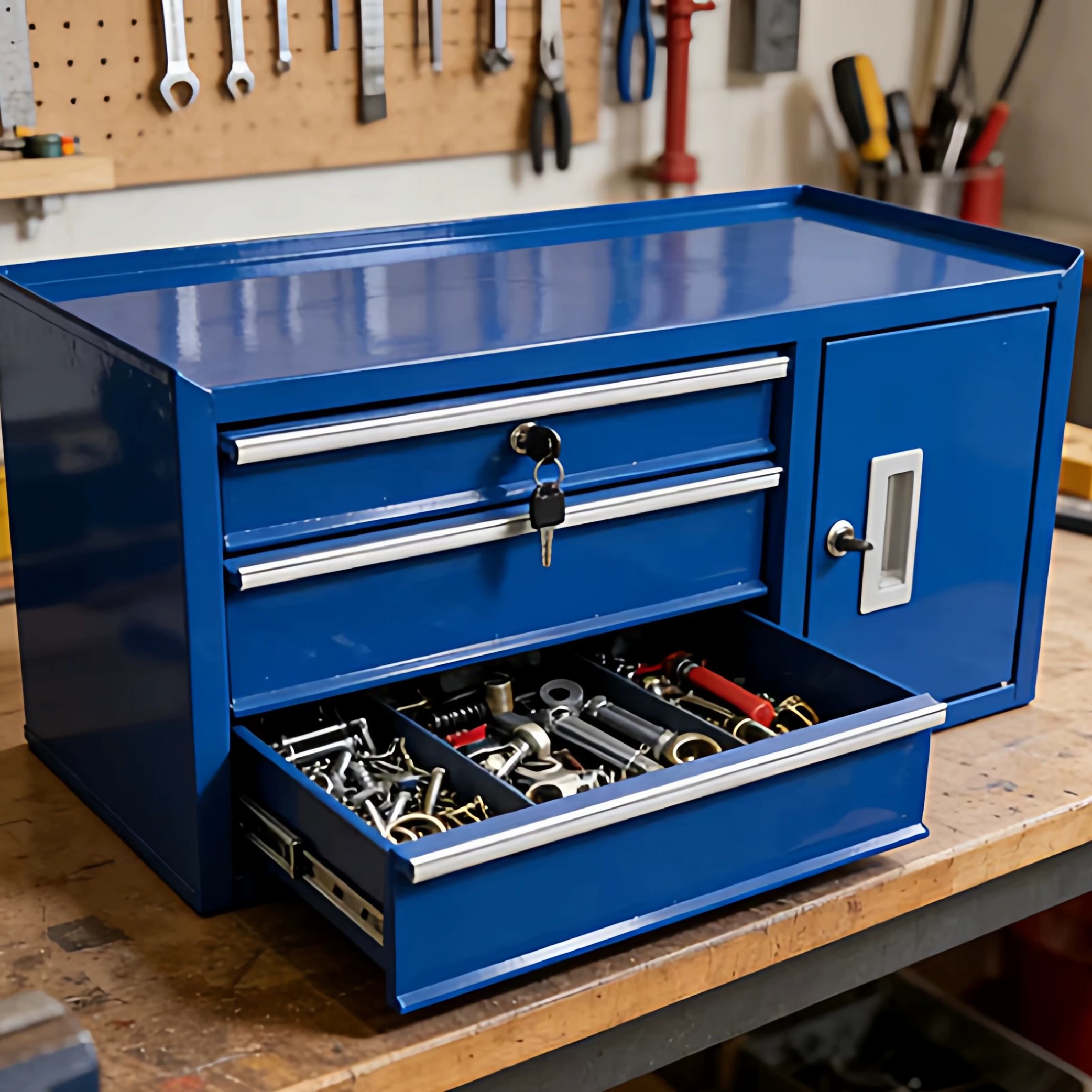 Multi-purpose Iron Desktop Too - Tools Box For Workshop ulasan dan harga
