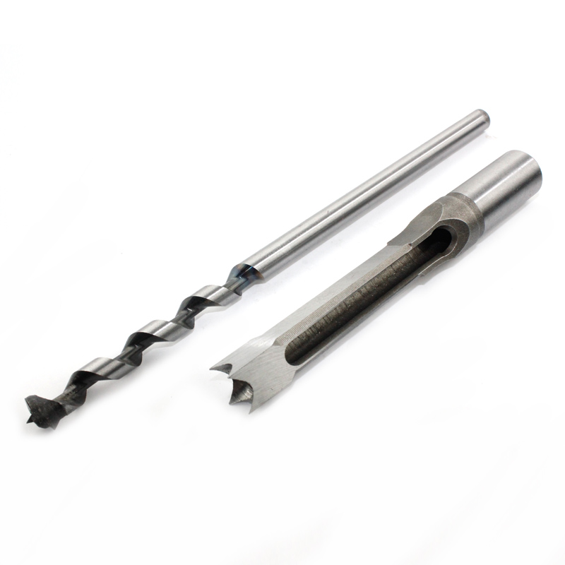 6PCS HSS Twist Drill Bits Squa - Chisel Set Wood ulasan dan harga