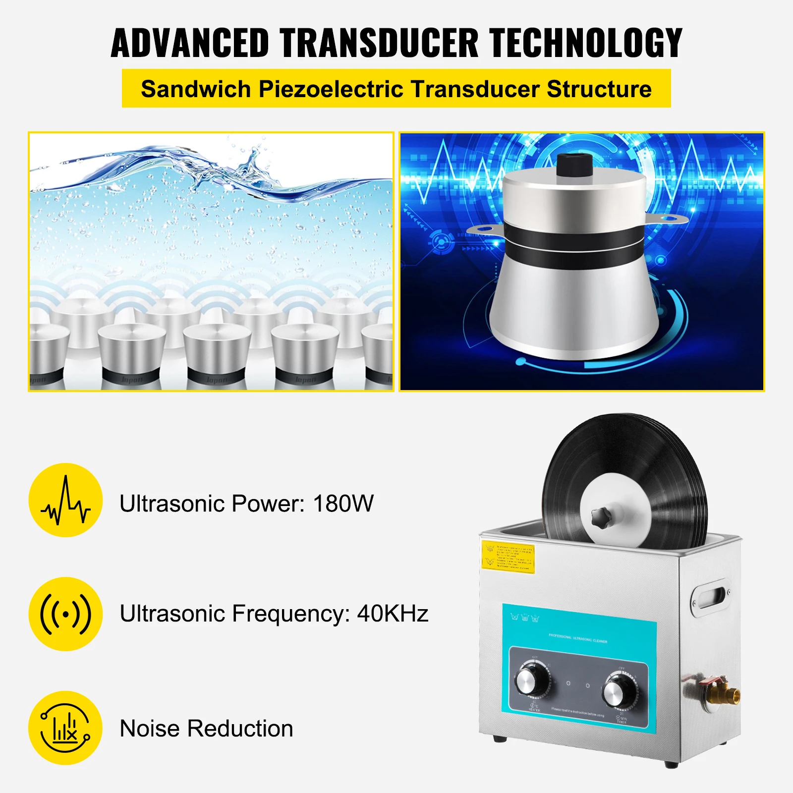 SIHAO 6L Vinyl Record Cleaner  - Hand Tools Mechanical Workshop ulasan dan harga