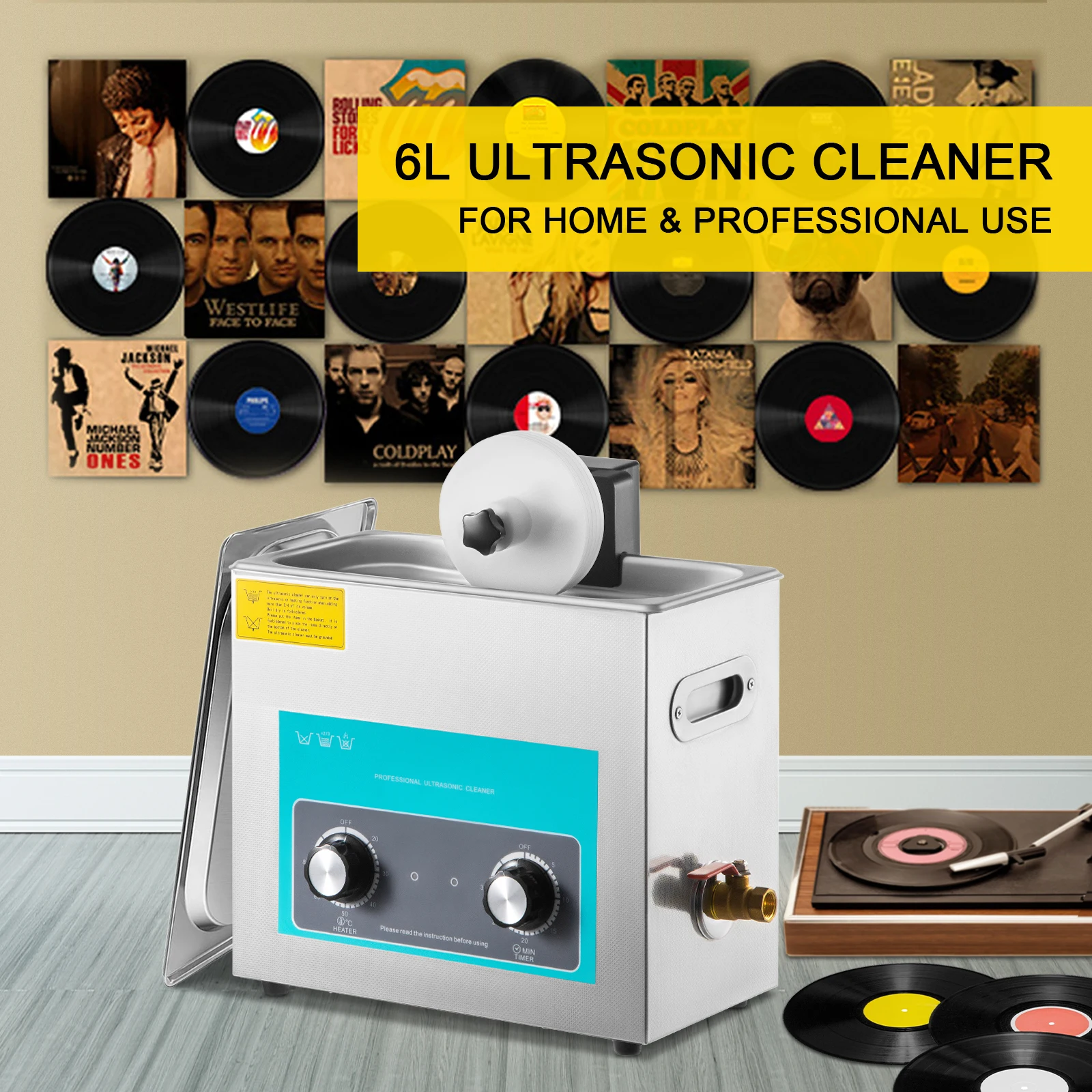SIHAO 6L Vinyl Record Cleaner  - Hand Tools Mechanical Workshop ulasan dan harga