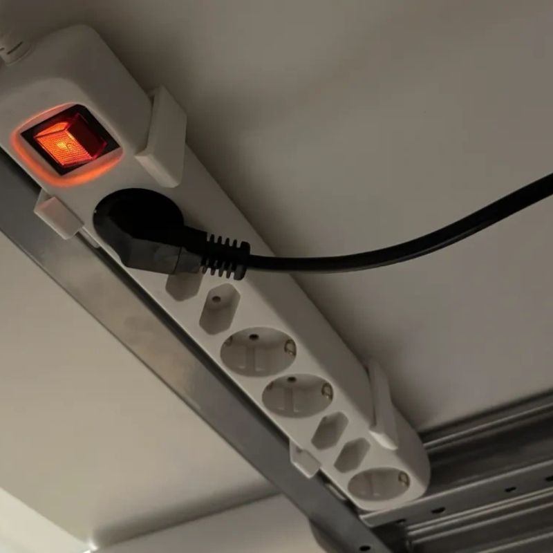 2/4Pcs Power Strip Wall Mount  - Screw Organizer Kit ulasan dan harga