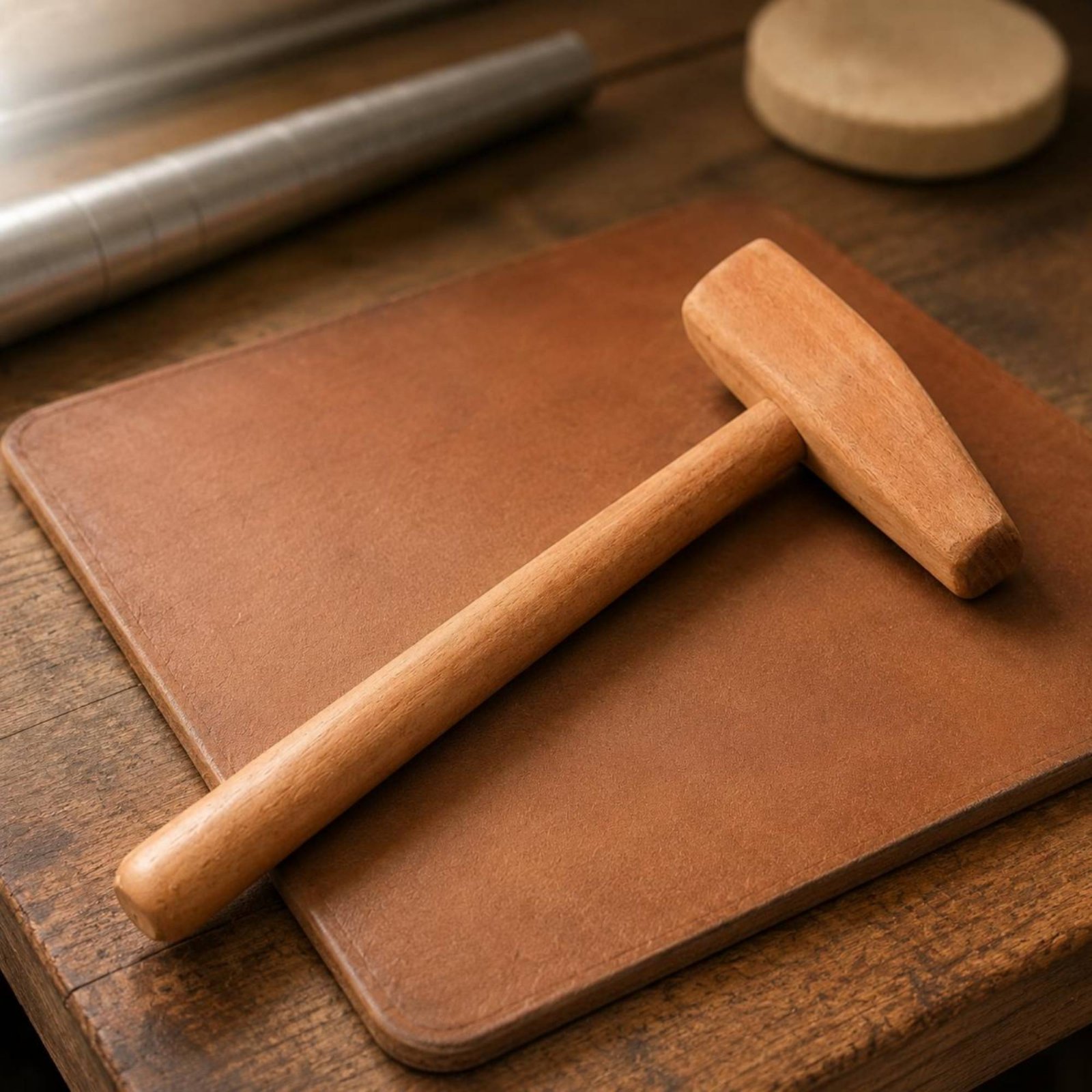 Wooden Shaping Hammer Cylindri - Workshop Tools Hammer ulasan dan harga
