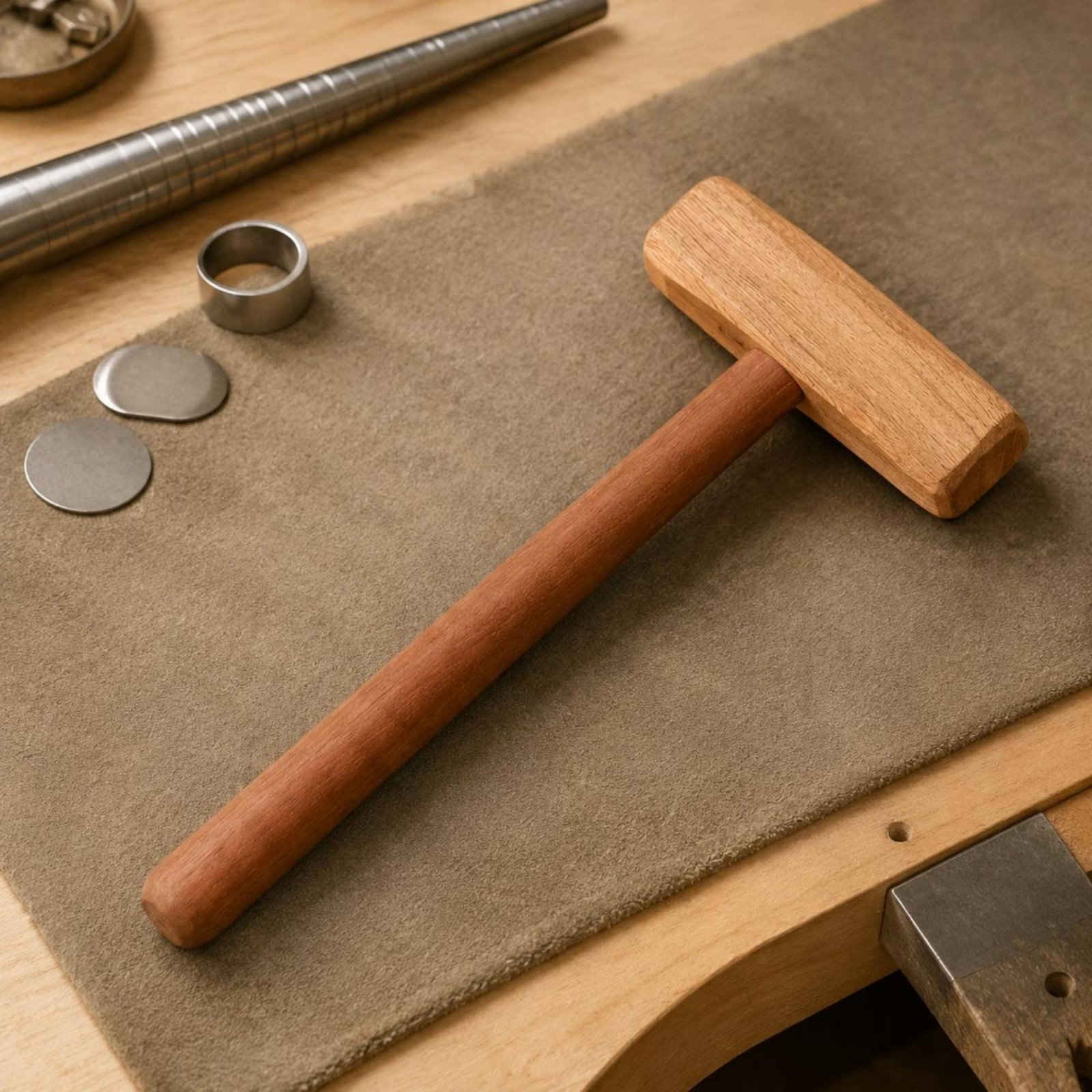 Wooden Shaping Hammer Cylindri - Workshop Tools Hammer ulasan dan harga