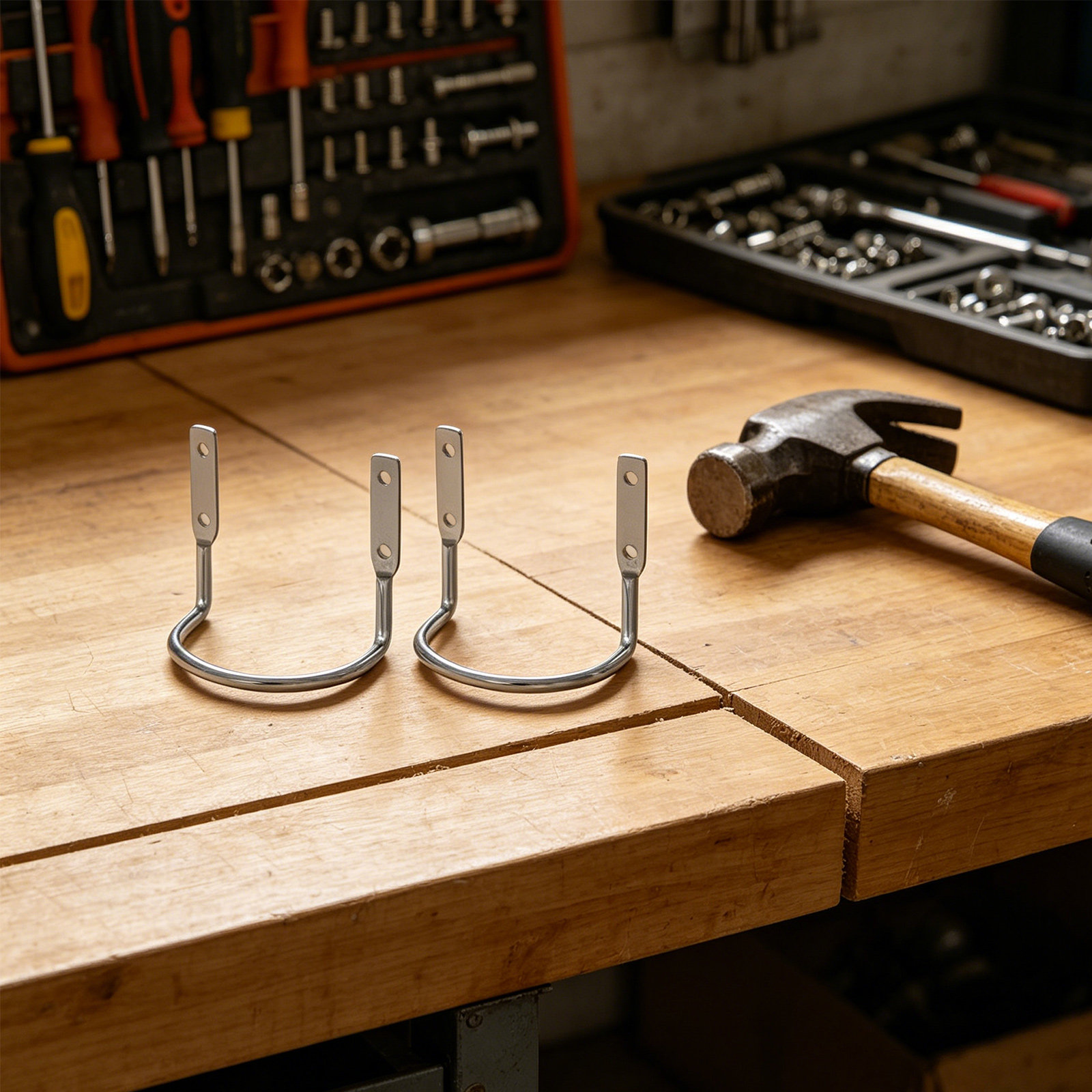 5Pcs Hammer Holder Loop Metal  - Workshop Tools Hammer ulasan dan harga