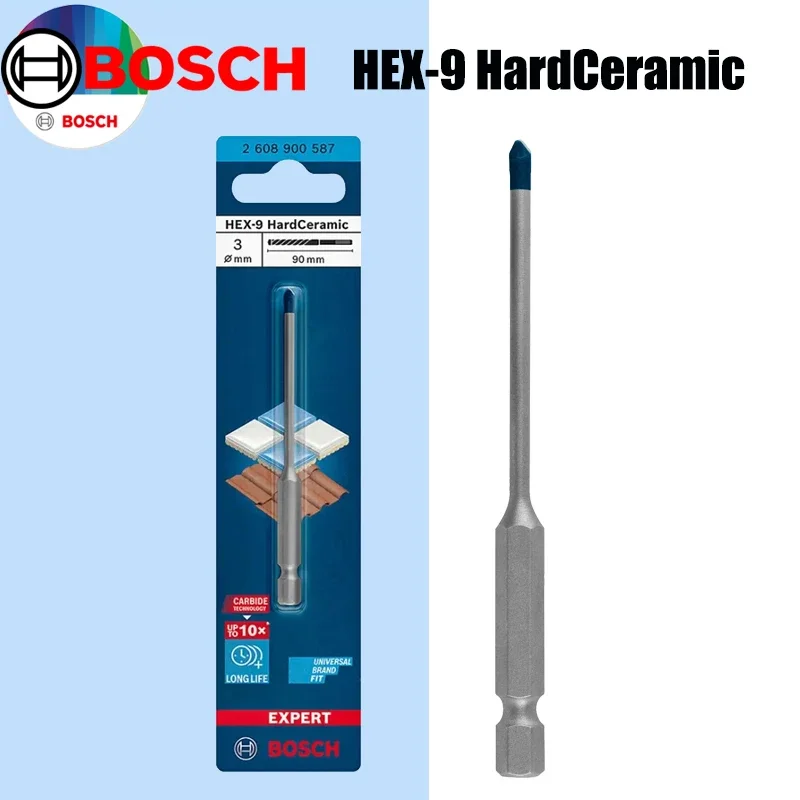 BOSCH Hex-9 Hard Ceramic Drill - Power Tools For Workshop ulasan dan harga