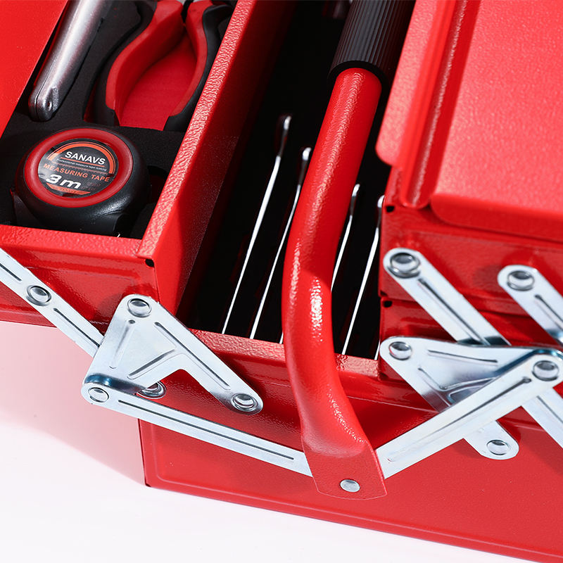 18'' Portable Double Handle To - Tools Box For Workshop ulasan dan harga