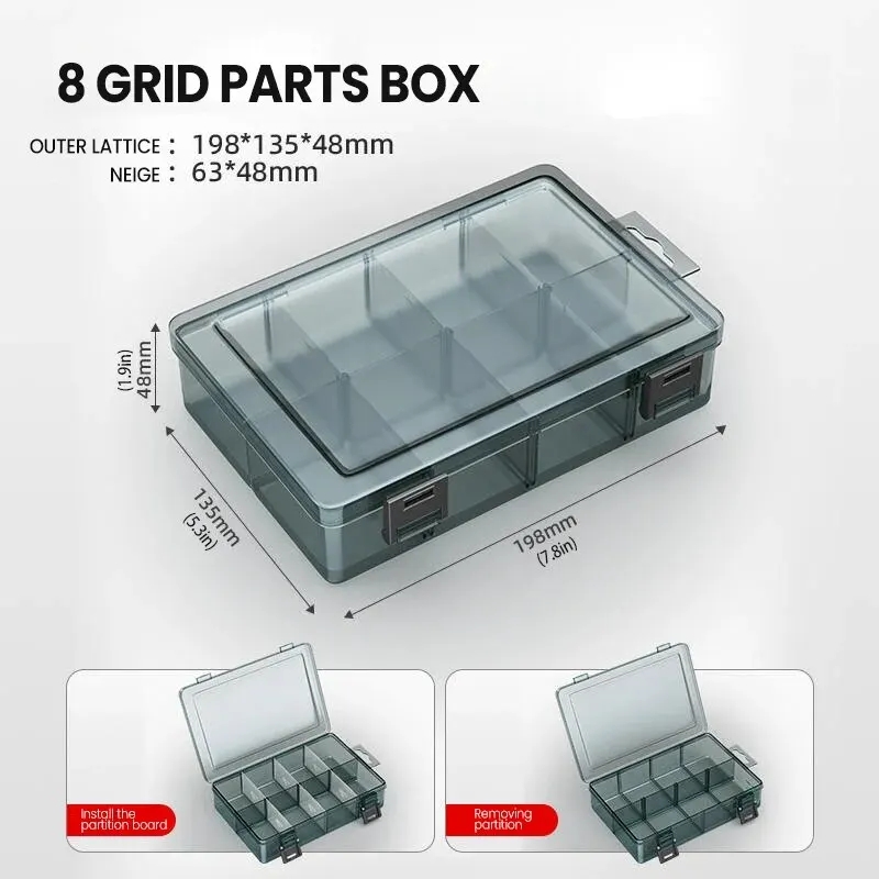 AIRAJ Plastic Tool Parts Box S - Screw Organizer Kit ulasan dan harga