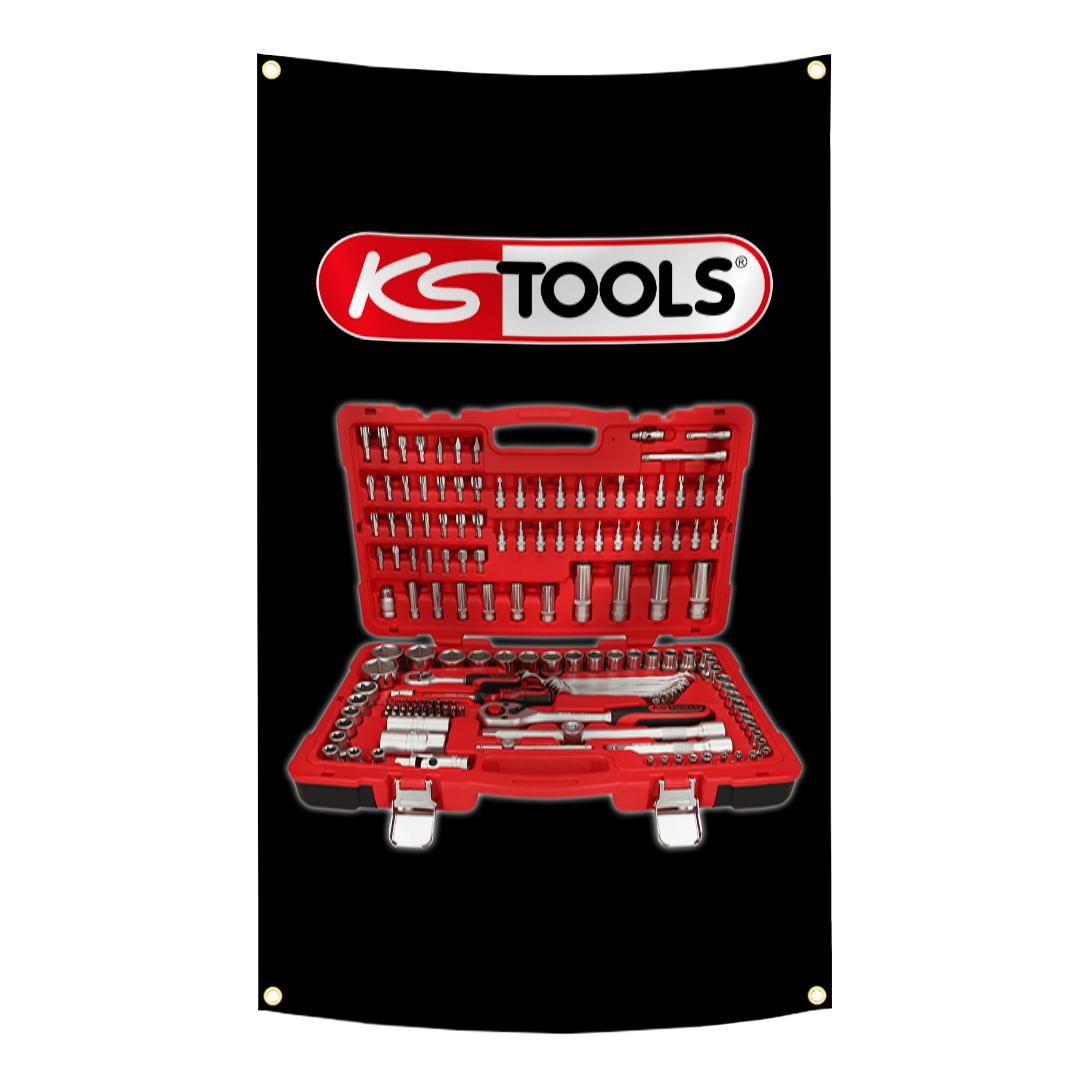 KS TOOLS Brand Flag Tapestry 3 - Ks Tools Workshop ulasan dan harga