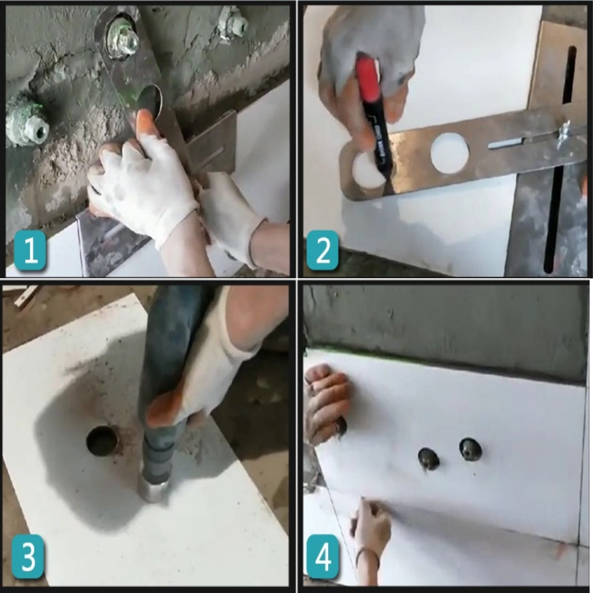 Adjustable Tile Drilling Locat - Workshop Measuring Tools ulasan dan harga