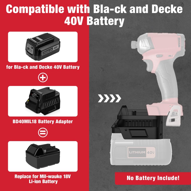 BD40MIL18 Power Tool Battery A - Black+Decker Tool Cordless ulasan dan harga