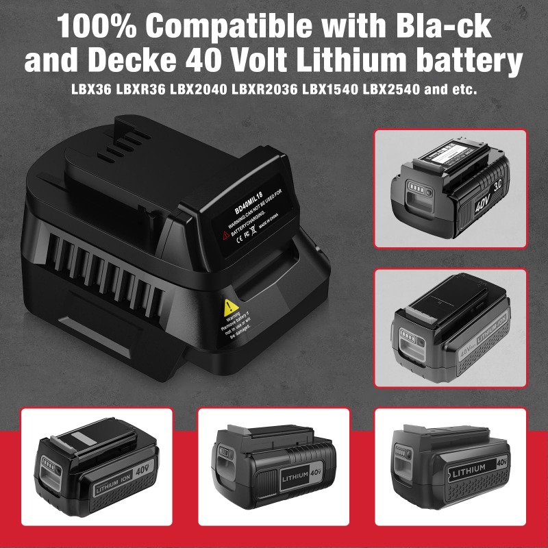BD40MIL18 Power Tool Battery A - Black+Decker Tool Cordless ulasan dan harga