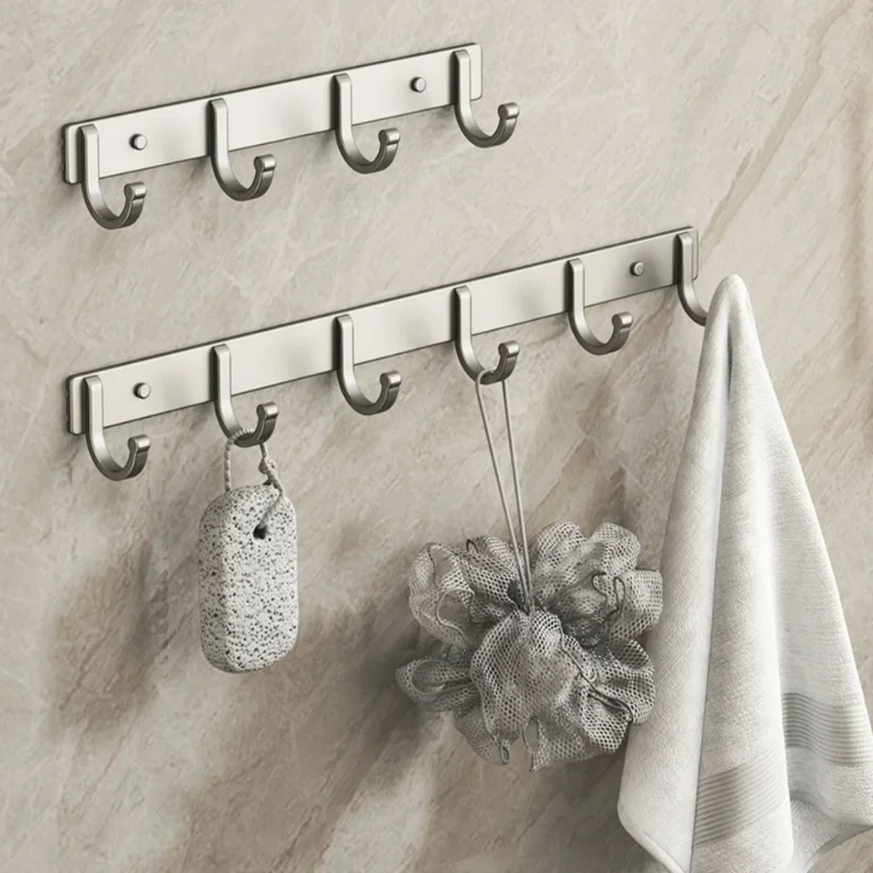 Aluminum Wall Hook Rack – No-D - Screw Organizer Kit ulasan dan harga