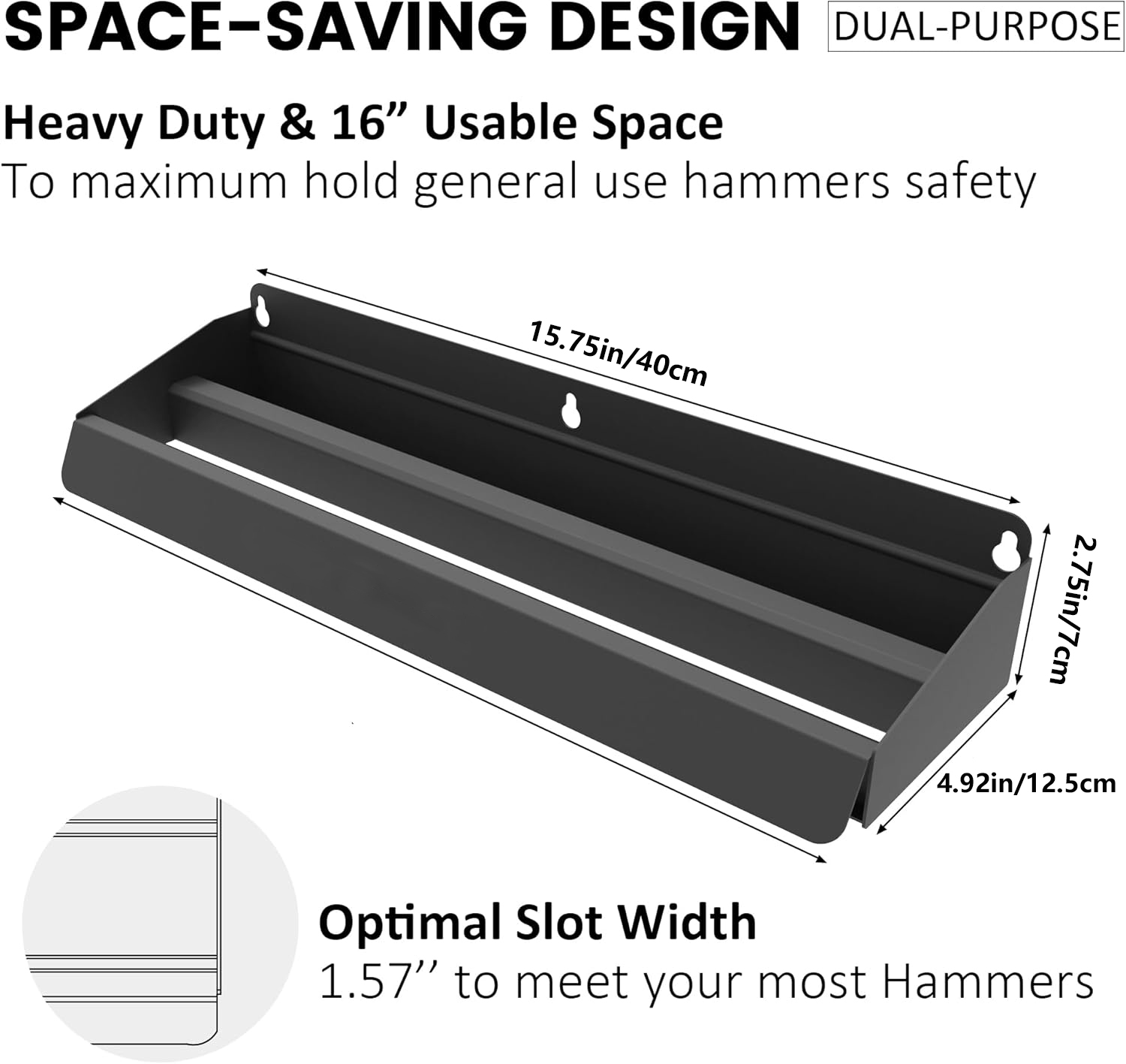 Hammer Holder, Wall Mount Stor - Workshop Tools Hammer ulasan dan harga