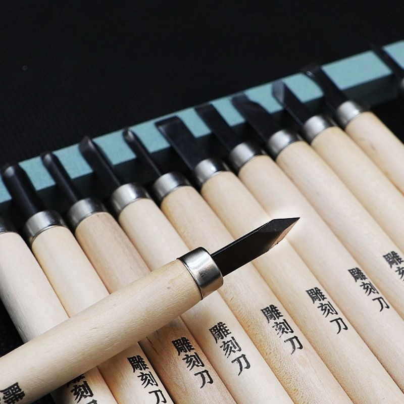 Carving Knife Set Woodblock Ru - Chisel Set Wood ulasan dan harga