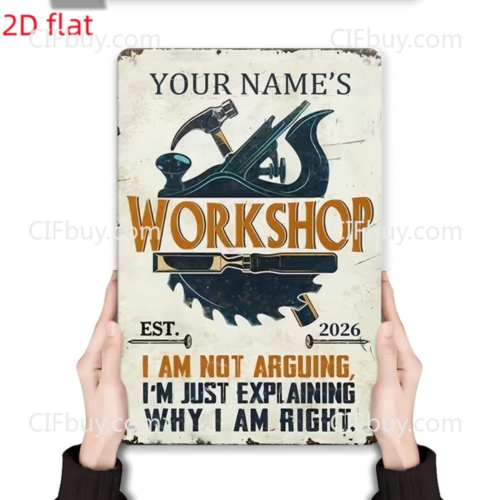 2D Flat Custom Name Workshop C - Workshop Tools And Names ulasan dan harga