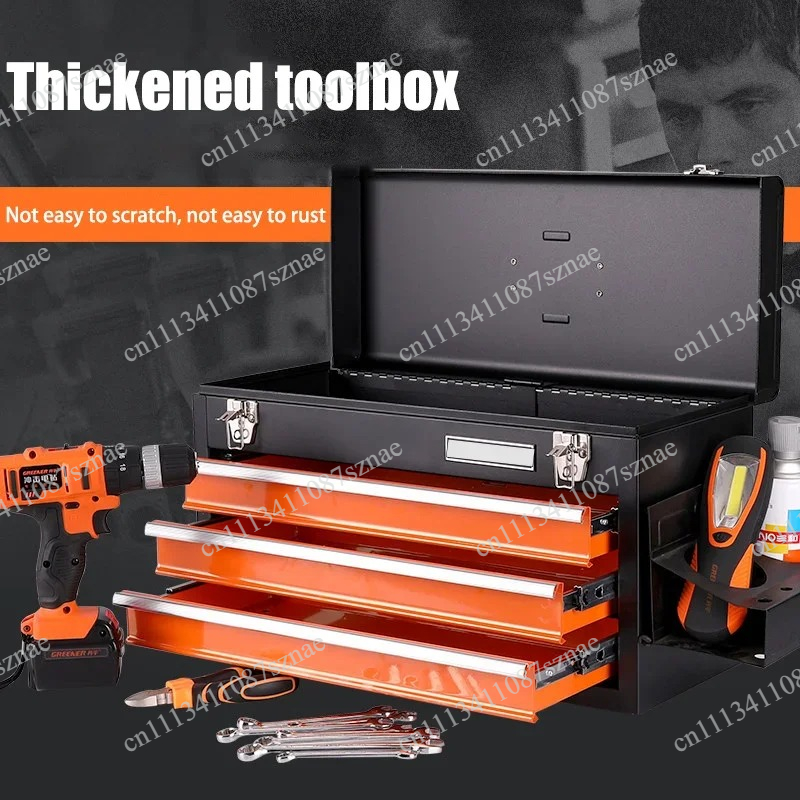 Portable 4-Drawer Tool Storage - Tools Box For Workshop ulasan dan harga