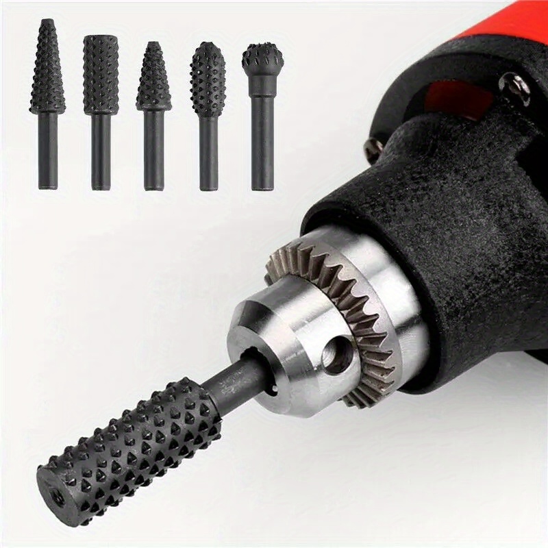 1/4'' 5PCS Drill Bit Set Cutti - Chisel Set Wood ulasan dan harga