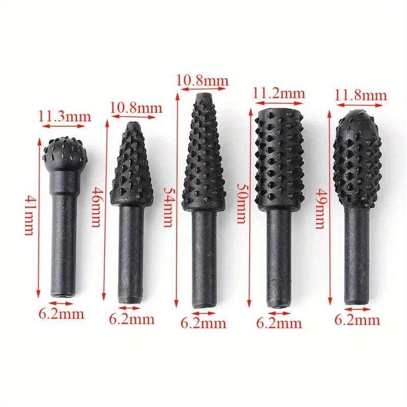 1/4'' 5PCS Drill Bit Set Cutti - Chisel Set Wood ulasan dan harga