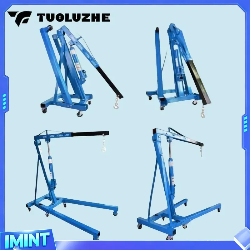 2-ton Foldable Blue Car Engine - Hand Tools Mechanical Workshop ulasan dan harga
