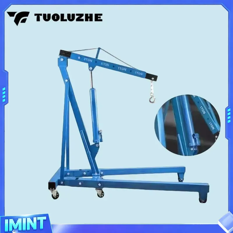 2-ton Foldable Blue Car Engine - Hand Tools Mechanical Workshop ulasan dan harga